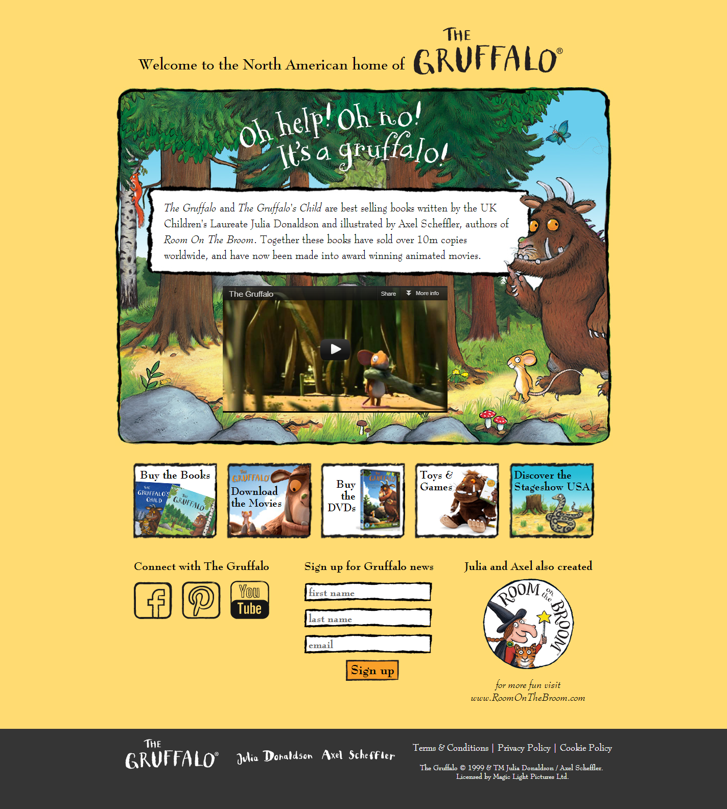 New Home for The Gruffalo in North America