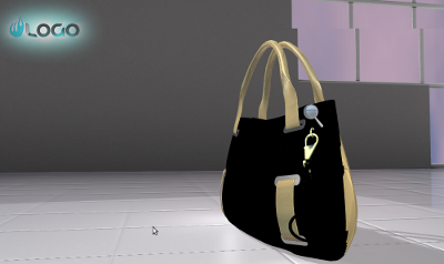 WebGL model of a handbag